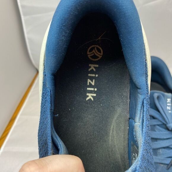 Kizik Roamer Tidepool Blue Knit Shoes Slip On Hands Free Mens Size 8 Womens 10 - Picture 6 of 7